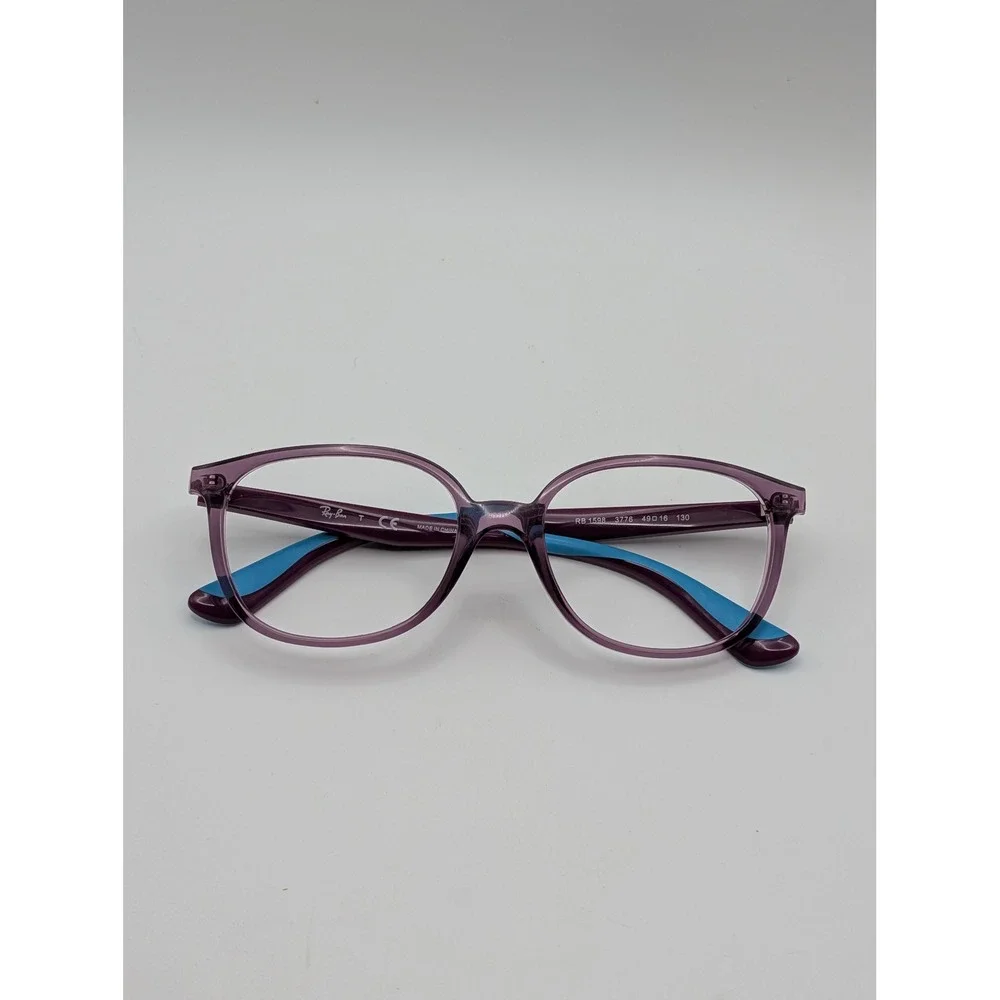 Ray-Ban RB1598 3776 Kids Eyeglass Frames Purple‎ Teal Two-Tone 49-16-130
